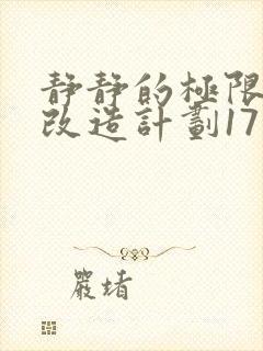 静静的极限自我改造计划17封面