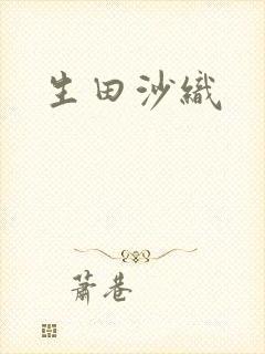 生田沙织封面