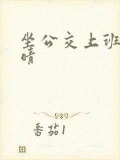 坐公交上班的苏晴