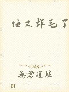他又炸毛了