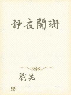 静夜阑珊