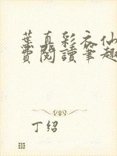 叶真彩衣仙子免费阅读笔趣阁封面