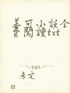 姜可小说全文免费阅读txt封面