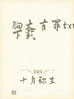 胸大有罪txt下载