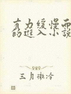 有力缓慢而坚定的进入小说