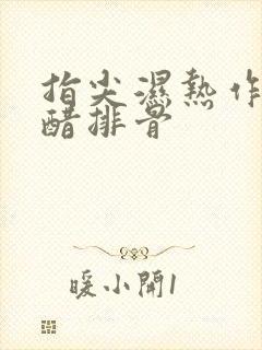 指尖湿热作者糖醋排骨封面