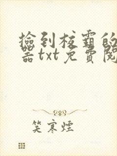 捡到校霸的遥控器txt免费阅读by阳阳
