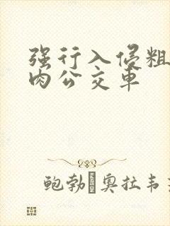 强行入侵粗暴h肉公交车封面