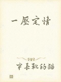 一压定情封面