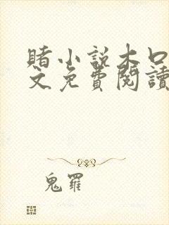 赌小说木口银全文免费阅读笔趣阁