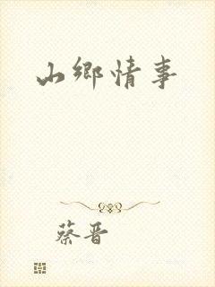 山乡情事封面