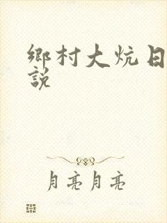 乡村大炕日b小说封面