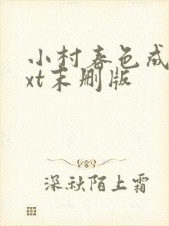 小村春色成刚txt末删版
