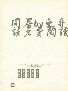 同居by东哥小说免费阅读全文无弹窗