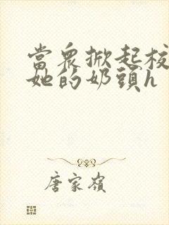 当众掀起校服揉她的奶头h