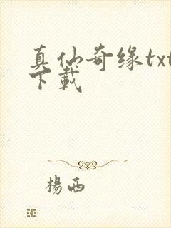 真仙奇缘txt下载封面