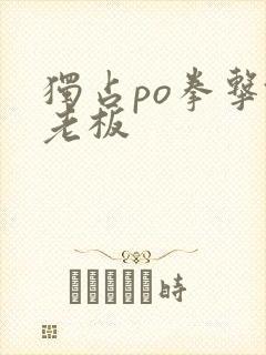 独占po拳击馆老板