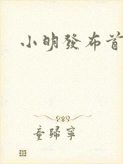 小明发布首页