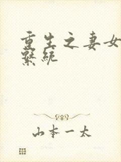 重生之妻女掠夺系统封面