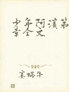 少年阿滨第13章全文