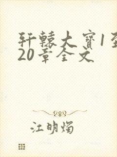 轩辕大宝1至720章全文