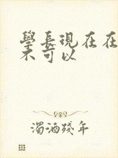 学长现在在上课不可以封面