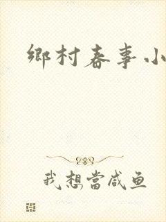 乡村春事小说