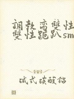 调教脔双性美人双性跪趴sm封面