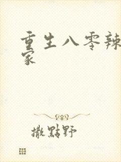 重生八零辣妻当家