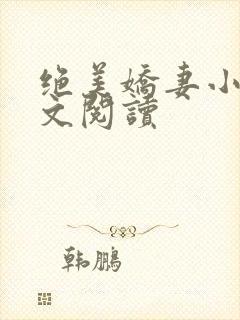 绝美娇妻小说全文阅读封面