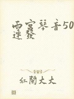 雨宫琴音500连发