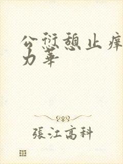 公愆憩止痒古悦力华