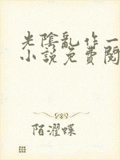 光阴乱作一团的小说免费阅读