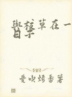 与校草在一起的日子