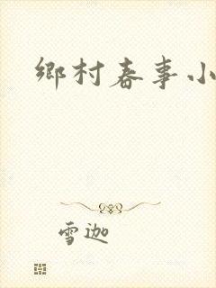 乡村春事小说封面