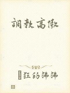 调教高傲
