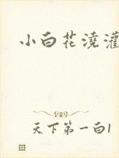 小白花浇灌日常