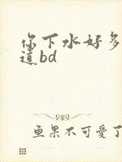 你下水好多下水道bd