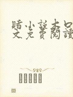 赌小说木口银全文免费阅读笔趣阁