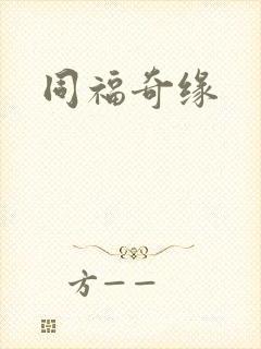 同福奇缘封面