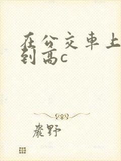在公交车上被弄到高c