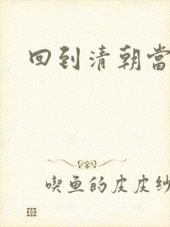 回到清朝当海盗