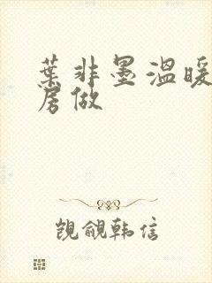 叶非墨温暖在厨房做