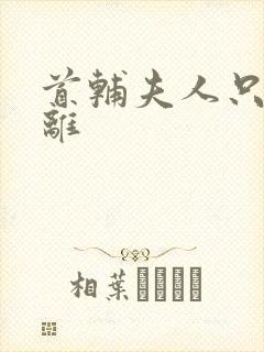 首辅夫人只想和离