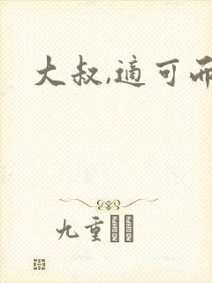大叔,适可而止