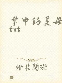 掌中的美母版主txt