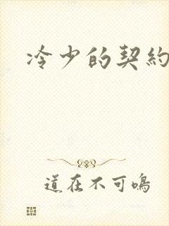 冷少的契约囚奴