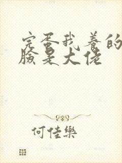 完蛋我养的小白脸是大佬