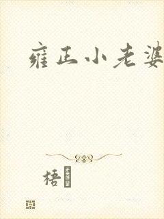 雍正小老婆封面
