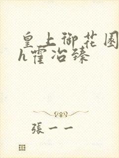 皇上御花园hlh霍冶臻封面